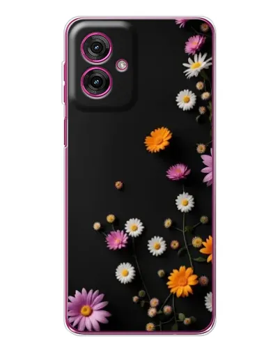 Чехол для Motorola Moto G55 с картинкой «Цветочная композиция»