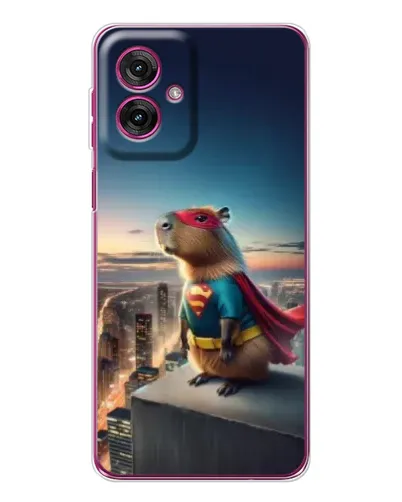 Чехол для Motorola Moto G55 с картинкой «Капи-мен супергерой» Чехол для Motorola Moto G55 с картинкой «Капи-мен супергерой»