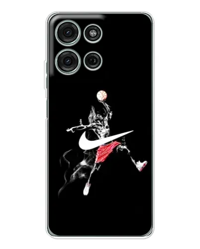Чехол для Motorola MOTO G56 с картинкой «Jordan Jumpman»