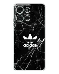 Чехол для Motorola MOTO G56 с картинкой «Белый мрамор Adidas» Чехол для Motorola MOTO G56 с картинкой «Белый мрамор Adidas»