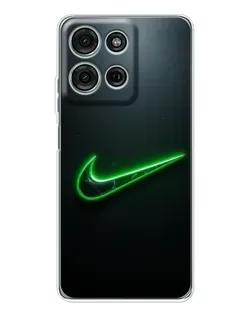 Чехол для Motorola MOTO G56 с картинкой «Неоновый контур Nike» Чехол для Motorola MOTO G56 с картинкой «Неоновый контур Nike»