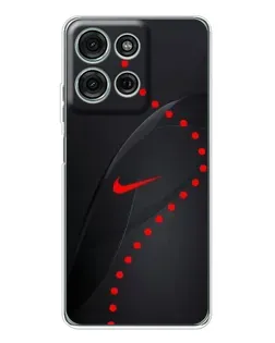 Чехол для Motorola MOTO G56 с картинкой «Абстрактный дизайн Nike»
