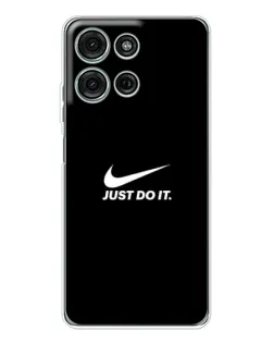 Чехол для Motorola MOTO G56 с картинкой «Минимализм от Nike»