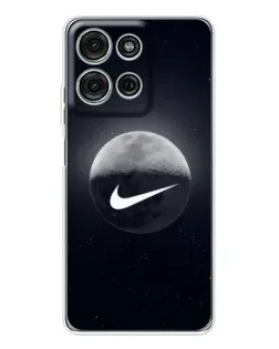 Чехол для Motorola MOTO G56 с картинкой «Nike в стиле граффити»