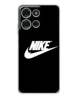 Чехол для Motorola MOTO G56 с картинкой «Мазки краски Nike»