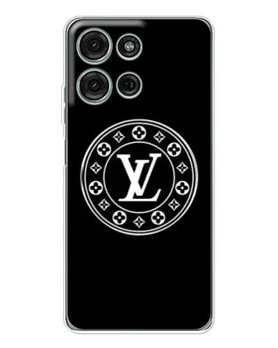Чехол для Motorola MOTO G56 с картинкой «LV — печать стиля» Чехол для Motorola MOTO G56 с картинкой «LV — печать стиля»