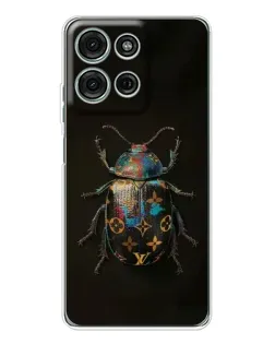 Чехол для Motorola MOTO G56 с картинкой «LV — мраморный принт»