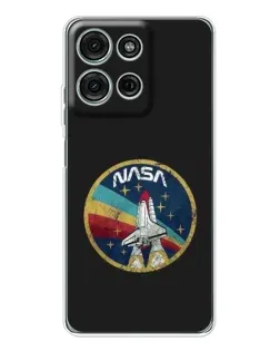 Чехол для Motorola MOTO G56 с картинкой «NASA — эмблема миссии» Чехол для Motorola MOTO G56 с картинкой «NASA — эмблема миссии»