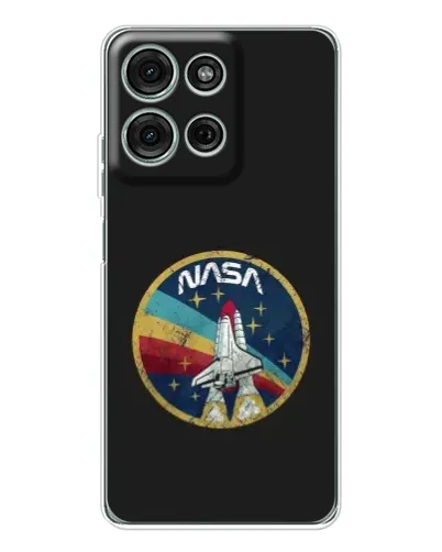 Чехол для Motorola MOTO G56 с картинкой «NASA — эмблема миссии» Чехол для Motorola MOTO G56 с картинкой «NASA — эмблема миссии»