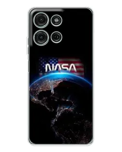 Чехол для Motorola MOTO G56 с картинкой «Земля из космоса NASA» Чехол для Motorola MOTO G56 с картинкой «Земля из космоса NASA»