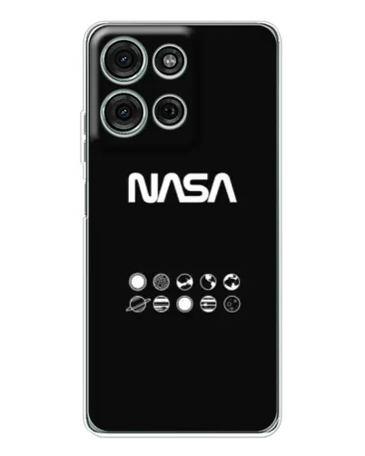Чехол для Motorola MOTO G56 с картинкой «NASA — технический принт» Чехол для Motorola MOTO G56 с картинкой «NASA — технический принт»