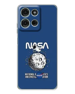 Чехол для Motorola MOTO G56 с картинкой «NASA — лунная миссия» Чехол для Motorola MOTO G56 с картинкой «NASA — лунная миссия»