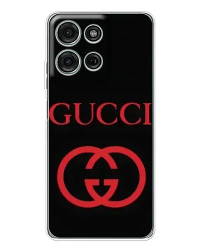 Чехол для Motorola MOTO G56 с картинкой «Gucci — красный логотип» Чехол для Motorola MOTO G56 с картинкой «Gucci — красный логотип»