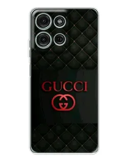 Чехол для Motorola MOTO G56 с картинкой «Gucci — стеганый черный»
