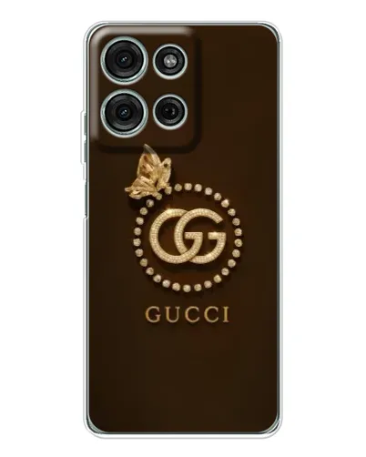 Чехол для Motorola MOTO G56 с картинкой «Gucci — золотая бабочка» Чехол для Motorola MOTO G56 с картинкой «Gucci — золотая бабочка»