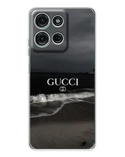 Чехол для Motorola MOTO G56 с картинкой «Gucci — морской прибой»