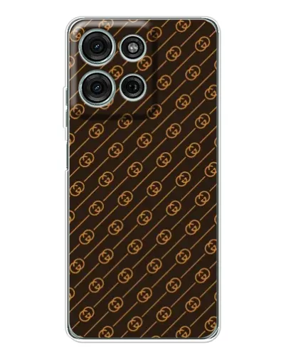 Чехол для Motorola MOTO G56 с картинкой «Gucci — золотые диагонали» Чехол для Motorola MOTO G56 с картинкой «Gucci — золотые диагонали»