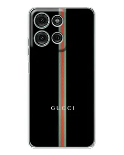 Чехол для Motorola MOTO G56 с картинкой «Gucci — строгая линия»