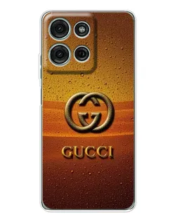 Чехол для Motorola MOTO G56 с картинкой «Gucci — солнечный градиент»