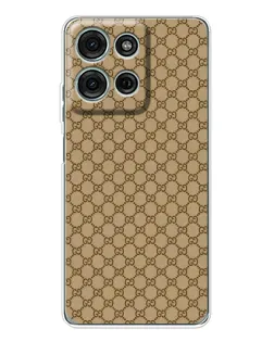 Чехол для Motorola MOTO G56 с картинкой «Gucci — классический беж»