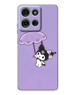 Чехол для Motorola MOTO G56 с картинкой «Kuromi с зонтиком» Чехол для Motorola MOTO G56 с картинкой «Kuromi с зонтиком»