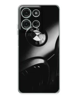 Чехол для Motorola MOTO G56 с картинкой «Эмблема BMW — макро»
