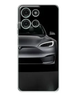 Чехол для Motorola MOTO G56 с картинкой «Tesla Model S Look» Чехол для Motorola MOTO G56 с картинкой «Tesla Model S Look»