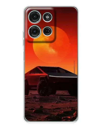Чехол для Motorola MOTO G56 с картинкой «Cybertruck на Марсе» Чехол для Motorola MOTO G56 с картинкой «Cybertruck на Марсе»