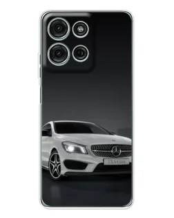 Чехол для Motorola MOTO G56 с картинкой «Mercedes AMG GT Silver» Чехол для Motorola MOTO G56 с картинкой «Mercedes AMG GT Silver»