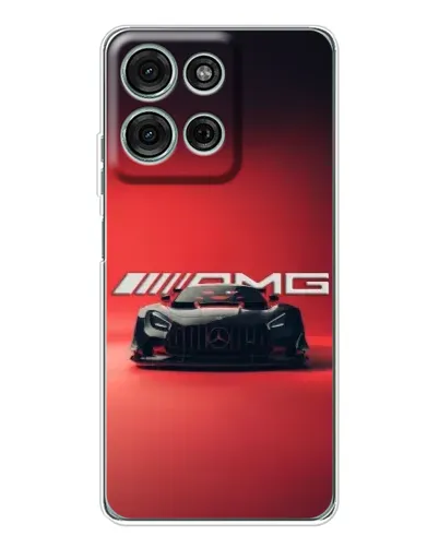 Чехол для Motorola MOTO G56 с картинкой «Mercedes AMG — красная линия» Чехол для Motorola MOTO G56 с картинкой «Mercedes AMG — красная линия»