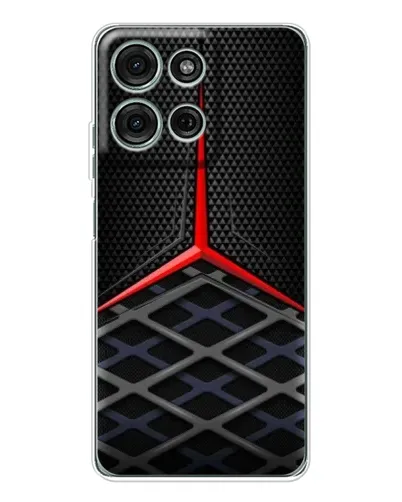 Чехол для Motorola MOTO G56 с картинкой «Mercedes Carbon Grid» Чехол для Motorola MOTO G56 с картинкой «Mercedes Carbon Grid»
