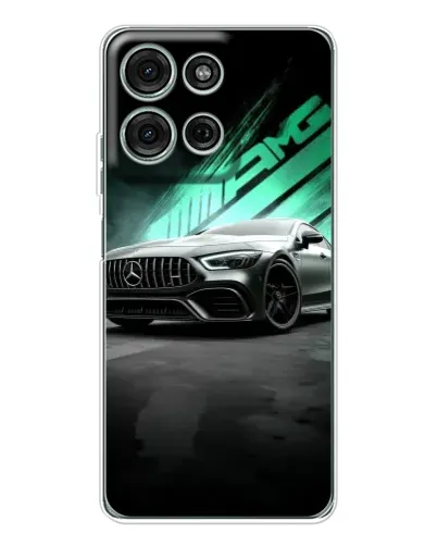 Чехол для Motorola MOTO G56 с картинкой «Темный Mercedes AMG» Чехол для Motorola MOTO G56 с картинкой «Темный Mercedes AMG»