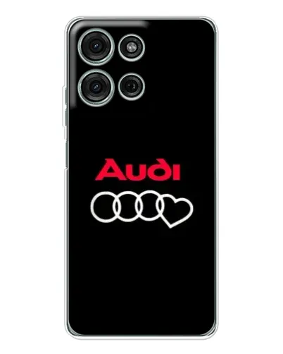 Чехол для Motorola MOTO G56 с картинкой «Логотип Audi Heart» Чехол для Motorola MOTO G56 с картинкой «Логотип Audi Heart»