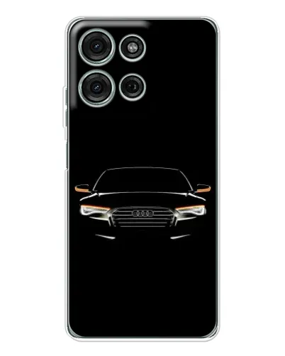 Чехол для Motorola MOTO G56 с картинкой «Audi — ночной контур» Чехол для Motorola MOTO G56 с картинкой «Audi — ночной контур»