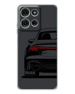 Чехол для Motorola MOTO G56 с картинкой «Задняя часть Audi — арт»