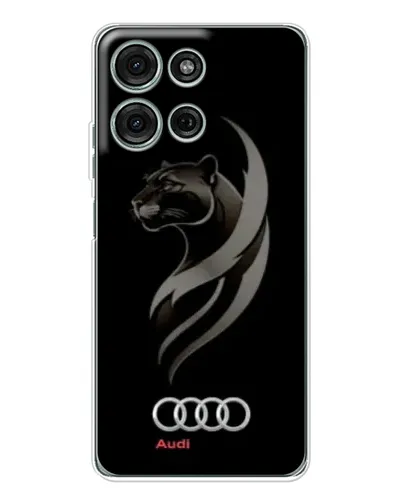 Чехол для Motorola MOTO G56 с картинкой «Графика — пантера и Audi» Чехол для Motorola MOTO G56 с картинкой «Графика — пантера и Audi»