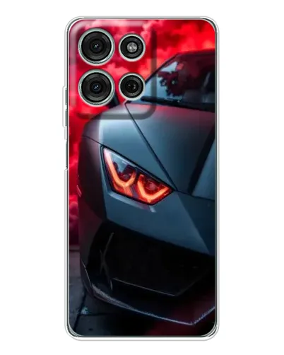 Чехол для Motorola MOTO G56 с картинкой «Lamborghini красное сияние»