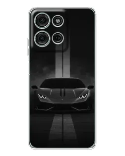 Чехол для Motorola MOTO G56 с картинкой «Lamborghini симметрия дорог»
