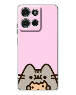 Чехол для Motorola MOTO G56 с картинкой «Pusheen и печенье» Чехол для Motorola MOTO G56 с картинкой «Pusheen и печенье»