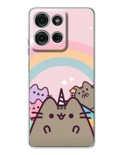 Чехол для Motorola MOTO G56 с картинкой «Единорог Pusheen»