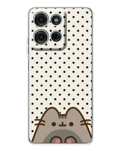 Чехол для Motorola MOTO G56 с картинкой «Пушин в горошек»