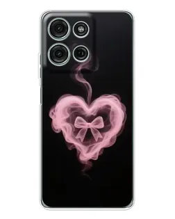 Чехол для Motorola MOTO G56 с картинкой «Дымчатое сердце»