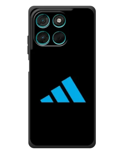 Чехол для Motorola Moto G57 Power с картинкой «Adidas Cyan Logo» Чехол для Motorola Moto G57 Power с картинкой «Adidas Cyan Logo»
