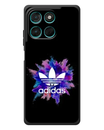Чехол для Motorola Moto G57 Power с картинкой «Взрыв красок Adidas» Чехол для Motorola Moto G57 Power с картинкой «Взрыв красок Adidas»