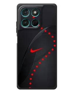 Чехол для Motorola Moto G57 Power с картинкой «Абстрактный дизайн Nike»