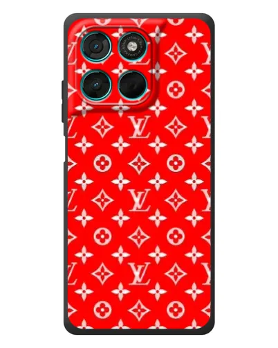 Чехол для Motorola Moto G57 Power с картинкой «Яркий паттерн LV»