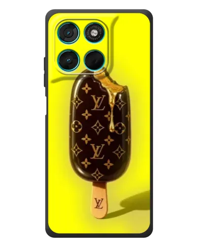 Чехол для Motorola Moto G57 Power с картинкой «Мороженое от LV»