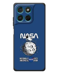 Чехол для Motorola Moto G57 Power с картинкой «NASA — лунная миссия» Чехол для Motorola Moto G57 Power с картинкой «NASA — лунная миссия»