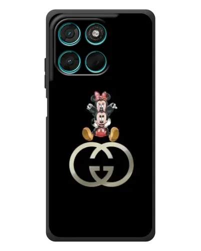 Чехол для Motorola Moto G57 Power с картинкой «Минни Маус на лого» Чехол для Motorola Moto G57 Power с картинкой «Минни Маус на лого»