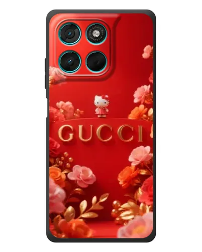 Чехол для Motorola Moto G57 Power с картинкой «Gucci — золотой сад» Чехол для Motorola Moto G57 Power с картинкой «Gucci — золотой сад»